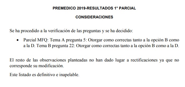 CONSIDERACIONES PARCIAL 1 2019